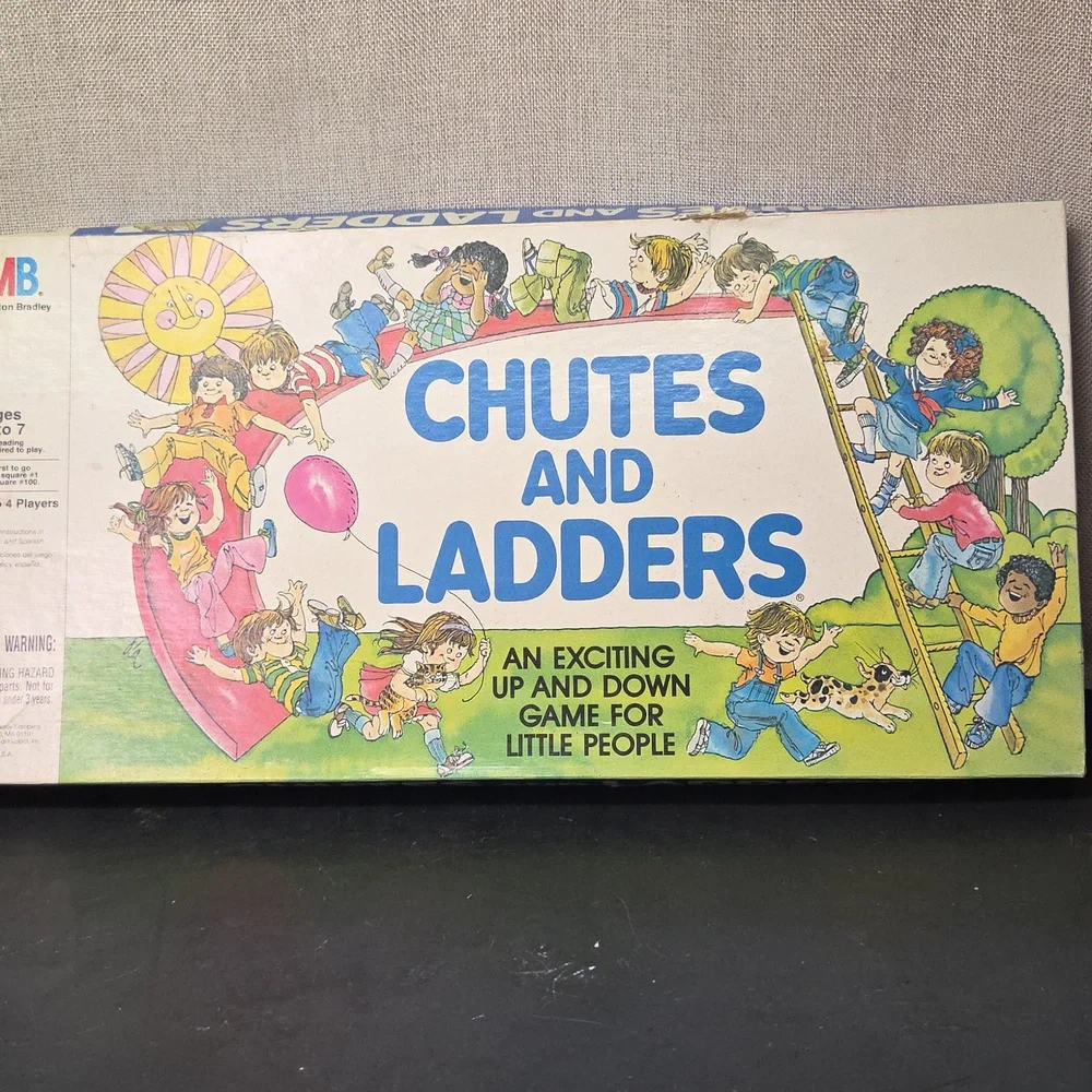 Vintage 1979 Chutes and‎ Ladders Milton Bradley #4555